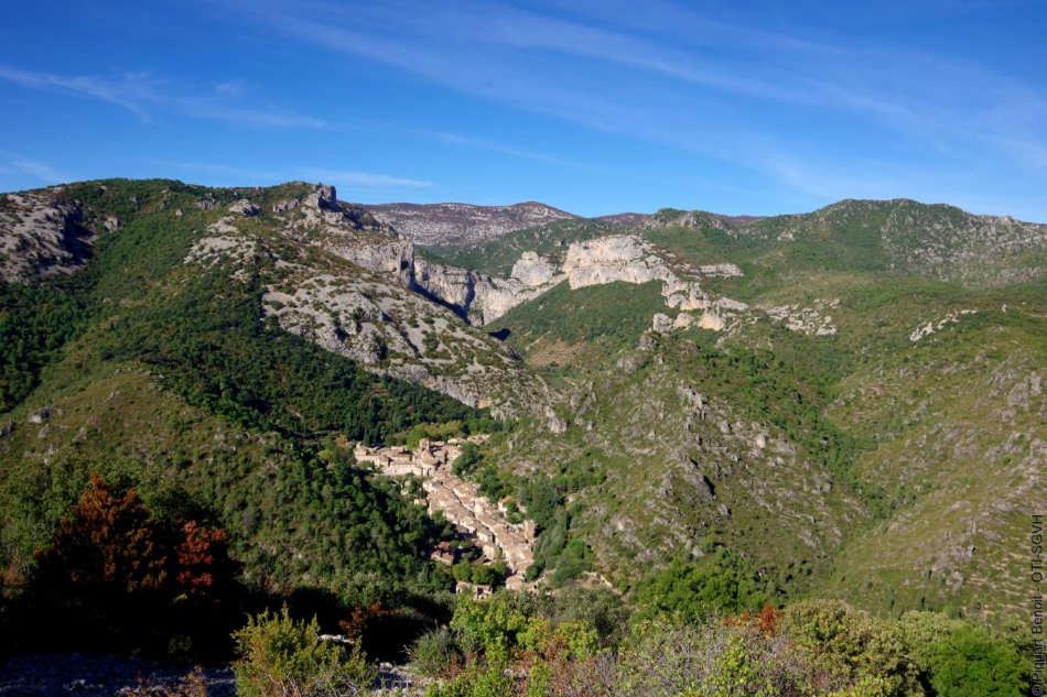 La Maison De La Traverse Saint-Guilhem-le-Desert Exteriör bild